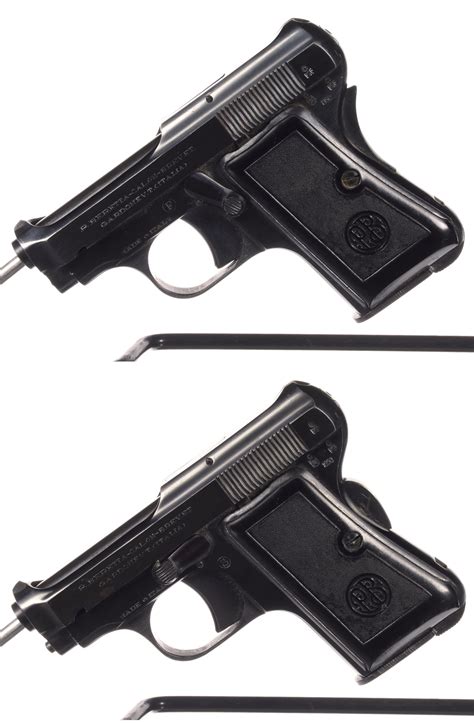 Two Beretta Model 418 Semi Automatic Pistols Rock Island Auction