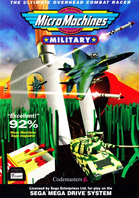 Micro Machines Military: It's A Blast! - Sega Genesis (SG) ROM - Download