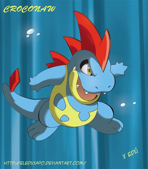 Croconaw by x-Edu on DeviantArt