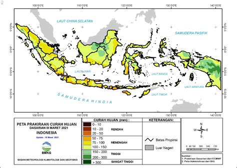 Prakirakan BMKG Hujan Akan Guyur Sebagian Besar Wilayah Indonesia