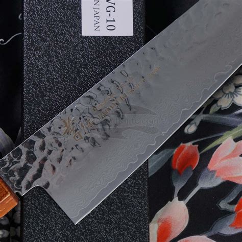 gyuto japanese kitchen knife sakai takayuki nanairo retro gold