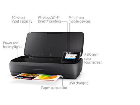 Hp Officejet 250 Mobile All In One Printer Cz992ab1h