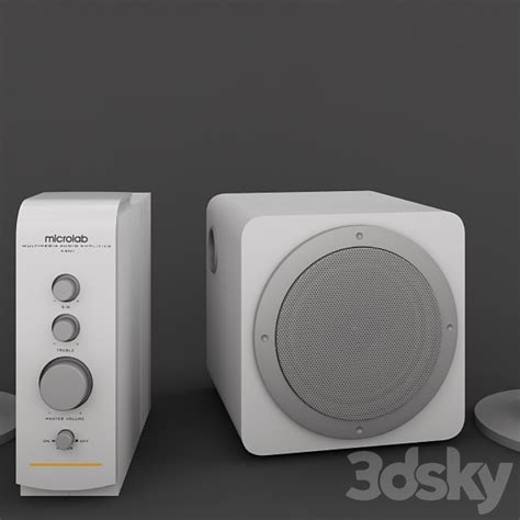 microlab a-6321 - Audio tech - 3D model