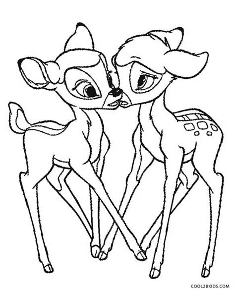 Desenhos de Bambi para colorir Páginas para impressão grátis