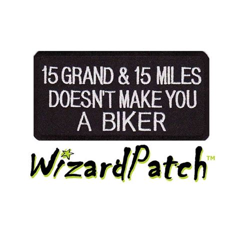 Funny Biker Patches | Wizard Patch™