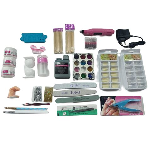 Acrylic Nail Kit for Beginners One Full Nail Kit Box Gifts for Women ...