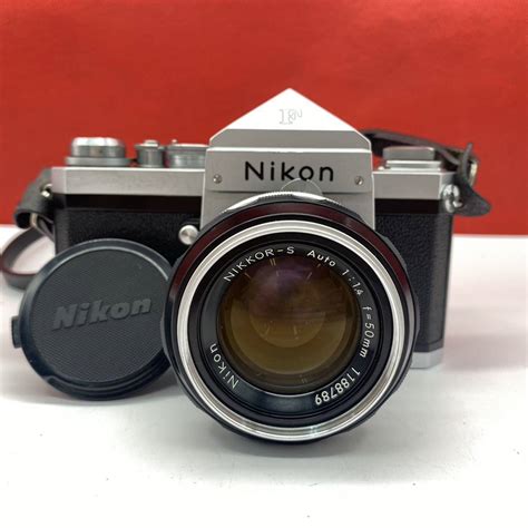 【やや傷や汚れあり】 A 【防湿庫保管品】 Nikon F アイレベル フィルムカメラ 一眼レフカメラ Nikkor S Auto F14