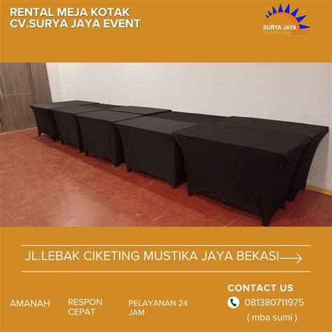 Harga Rental Meja Kotak Terbaru 2024 Jakarta 8 1 2024 A Pusat Sewa