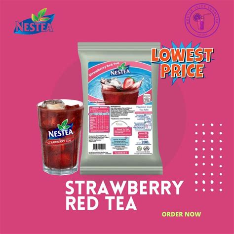 Nestea Strawberry Red Tea Shopee Philippines