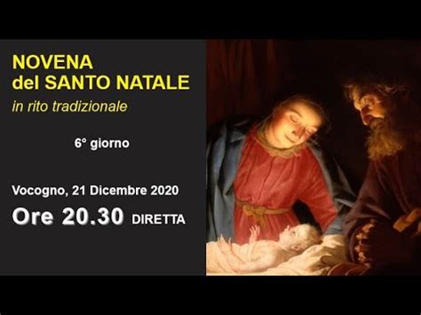 Sesto Giorno Novena Del Santo Natale Secondo Tradizione Vocogno