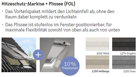 Velux Faltstore Plissee Fol G Nstig Kaufen Dachfensterzubehoer De