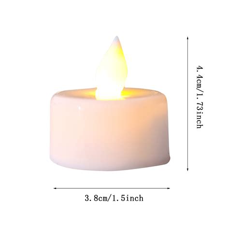 Flameless Led Tea Lights With Timer Realistic Flickering Electric Battery Operated Powered