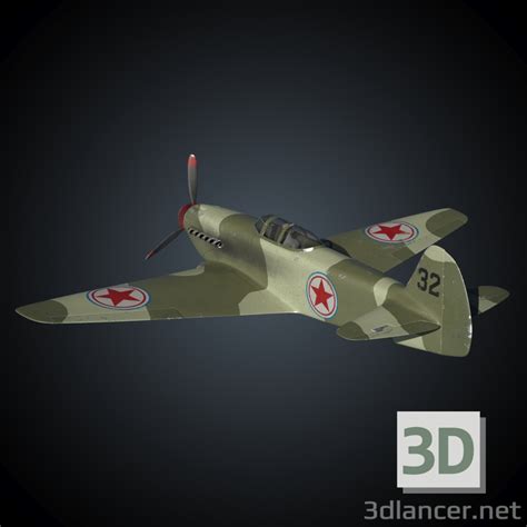 3d Model Yakovlev Yak 9 Fighter Plane 49872