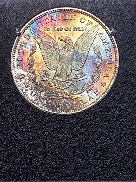 Cc Morgan Dollar Gsa Ngc Ms Rainbow Toned Beauty Box Included Ebay