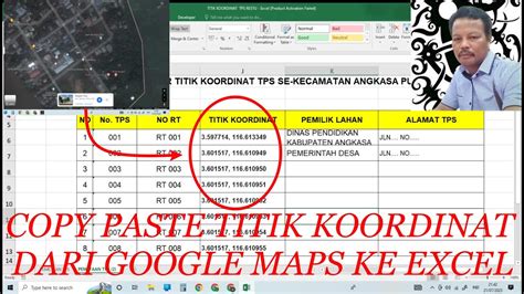 Cara Menentukan Titik Koordinat Copy Paste Titik Koordinat Dari