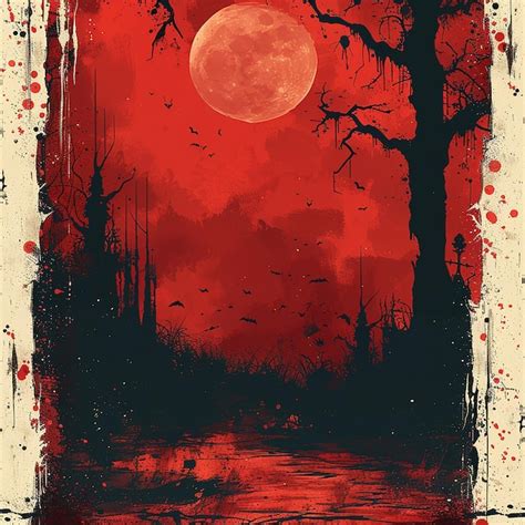 Premium Photo | Halloween Background with Bloody Splatter