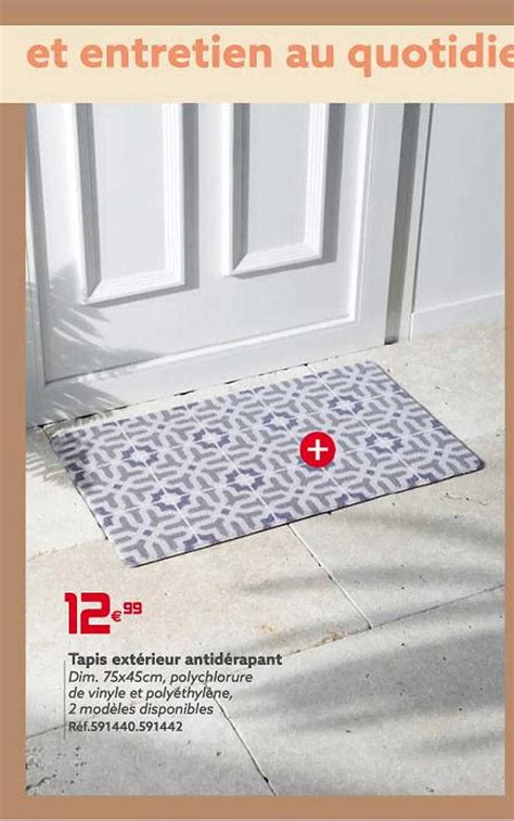 Promo Tapis Extérieur Antidérapant chez GiFi iCatalogue fr