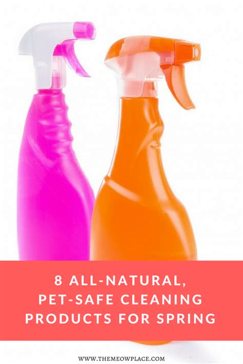 8 All-Natural Pet-Safe Cleaning Products For Spring Cleaning