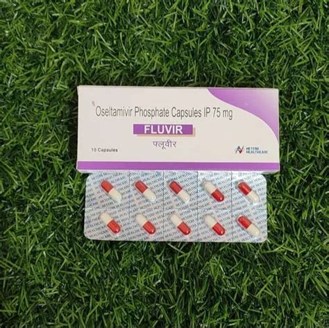 Oseltamivir Phosphate Capsule IP 75mg FLUVIR At Rs 431 Stripe