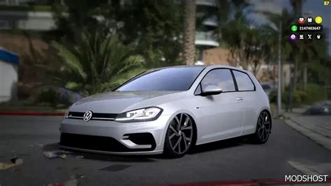 Volkswagen Golf 7.5 R (addon/sound) GTA 5 Vehicle Mod - ModsHost
