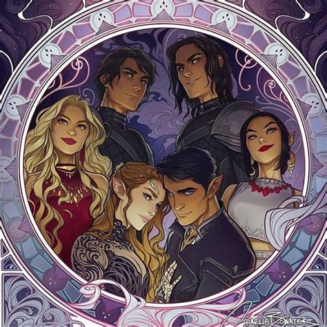 Acomaf Feyre And Rhysand Charlie B Painting A Court Of Mist And Fury A Court Of Wings And