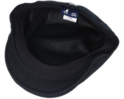 Tropic 507 Black Flat Cap Kangol Caps Uk