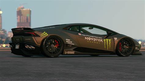 Lamborghini Huracan LP 610 LibertyWalk Monster Livery GTA5 Mods