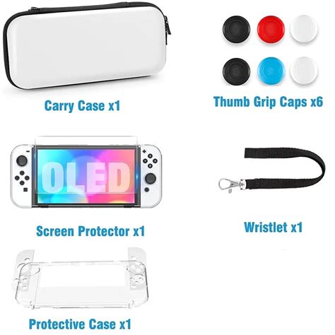 Nintendo Switch Oled Model Carrying Case In Accessories Kit For