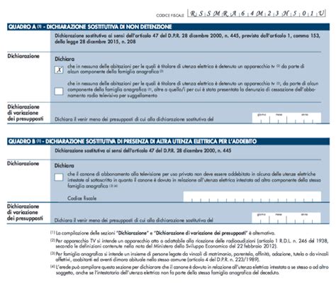 Esenzione Canone Rai Esempi Di Compilazione Pmi It