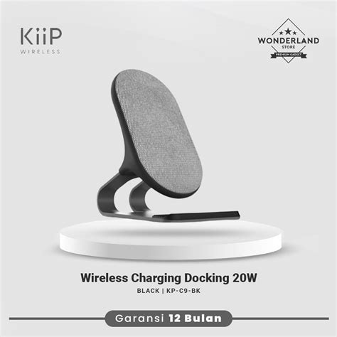 Jual KIIP C9 Wireless Charger Docking 20W Qi Wireless Fast Charging