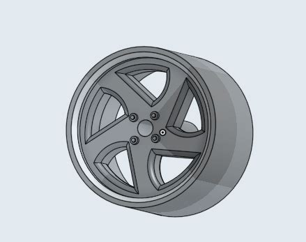 Archivo STL Ruedas GSR EOM Para Coches Hot Wheels Escala 1 64 Modelo