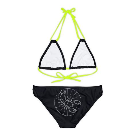 Scorpio Strappy Bikini Set Etsy