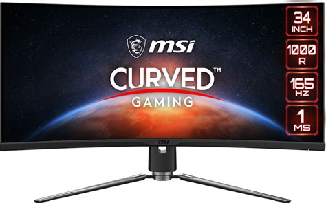 MSI MPG ARTYMIS 343CQR 34 UWQHD 3440x1440 165Hz 1ms VA FreeSync