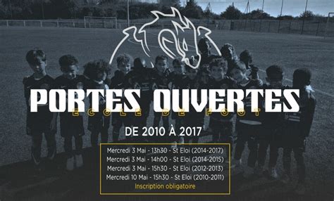 Portes Ouvertes Ecole De Foot Stade Poitevin Fc