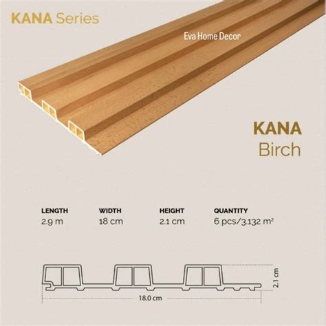 Jual Wpc Gaia Kana Series Wallpanel Kisi Kisi Dinding Wall Panel