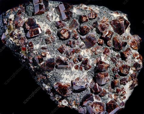 Zircon crystals - Stock Image - C013/7535 - Science Photo Library