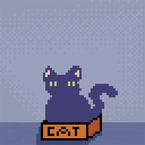 Cat animation by me : r/PixelArt