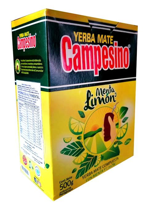 Yerba Mate Campesino Menta Y Lim N