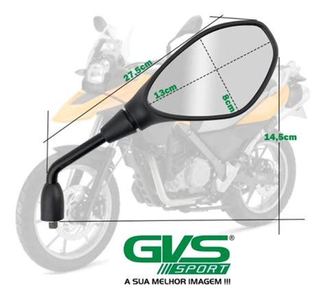 Retrovisor Gvs Bmw Gs650 Fixo Lente Convexo Rosca Honda MercadoLivre