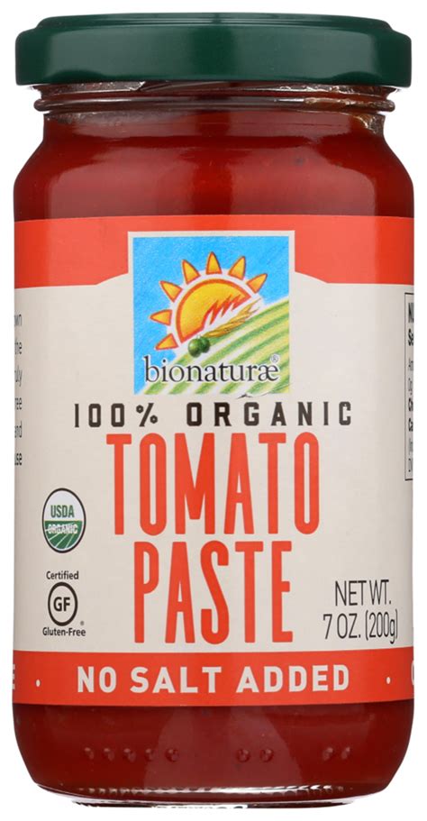 Bionaturae Organic Tomato Paste 7 Oz Jarpack Of 12