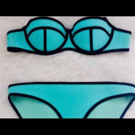 Triangl Swimwear Swim Teal Blue Triangle Bikini Top Poshmark