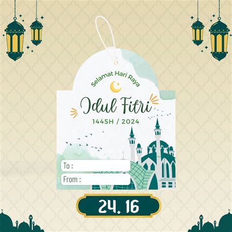 Jual Hang Tag Ucapan Idul Fitri Hang Tag Hampers Parcel Idul Fitri