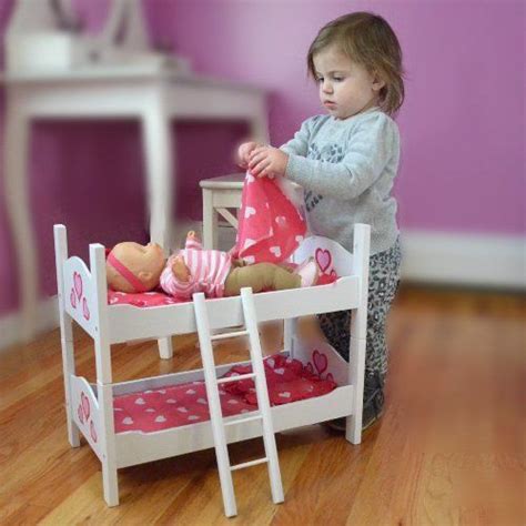 The New York Doll Collection Bunk Bed For Twin Dolls Fits Inch One