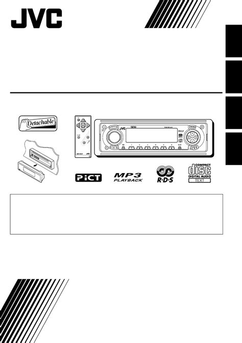 Handleiding JVC Kd Lh3101 Pagina 1 Van 299 Nederlands Duits Engels