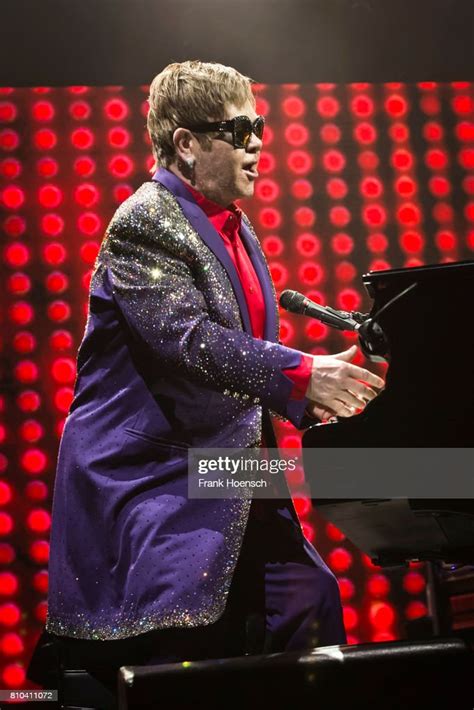 British Singer Elton John Performs Live On Stage During A Concert At News Photo Getty Images