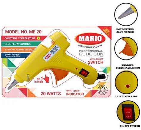 ME 20 MARIO HOT MELT GLUE GUN 20 W At Rs 100 In Surat ID 23747575862