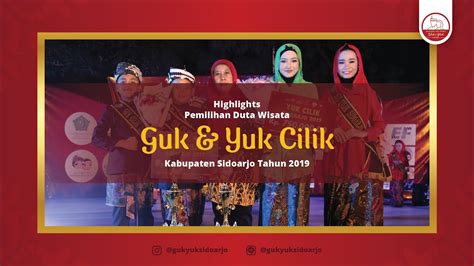 Highlights Pemilihan Duta Wisata Guk Yuk Cilik Kabupaten Sidoarjo