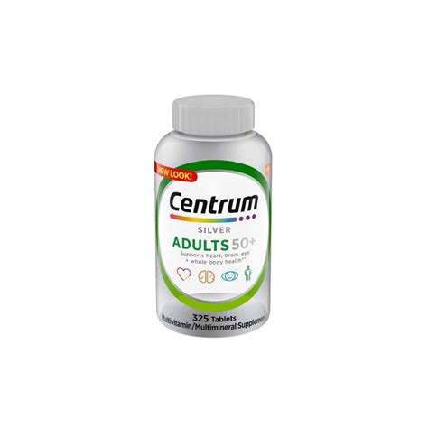 Centrum Silver Adultos 50 325 Tabletas Palacio De Los Detalles