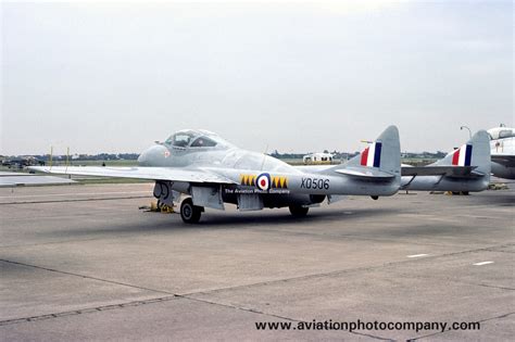 The Aviation Photo Company Vampire De Havilland Raf De Havilland