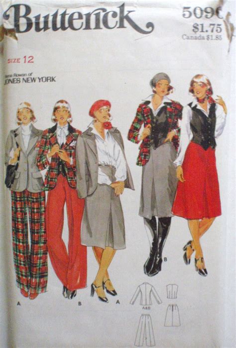 Rena Rowan Of Jones New York Sewing Pattern Business Etsy